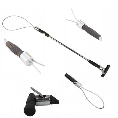 Pętla poskromu z gumowymi nakładkami, poskrom do prowadzenia trzody