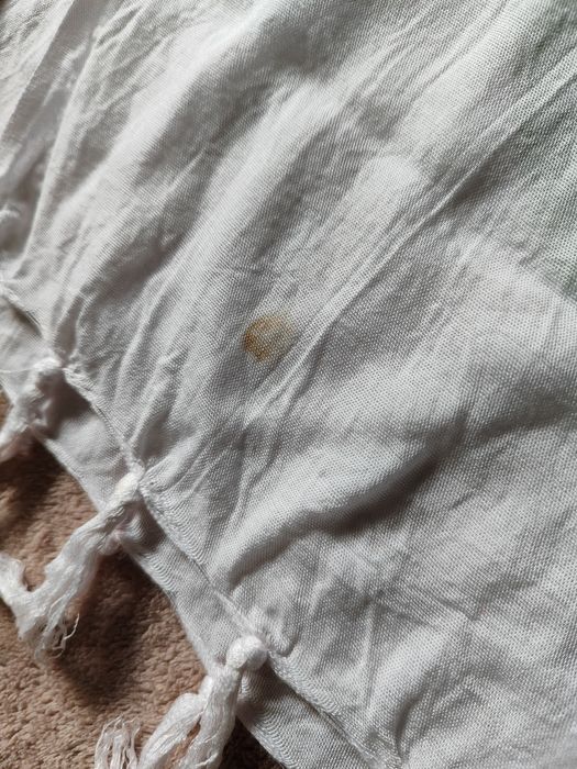 Nowe pareo chusta plażowa z frędzlami z Majorki - z wadą fabryczną
