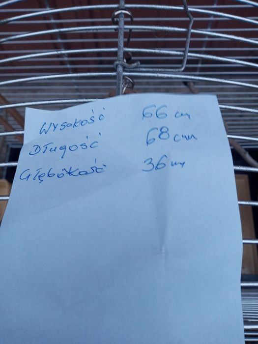 Sprzedam klatkę dla papugi używaną