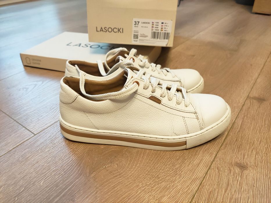 Sneakersy skórzane Lasocki 37