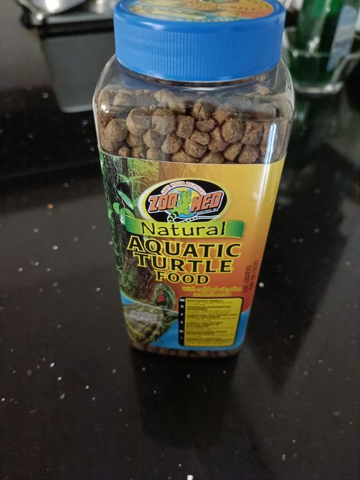 Comida tartaruga aquática