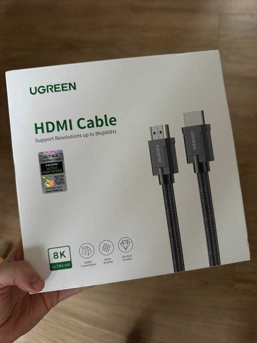 Новий Кабель HDMI 2.1 8K UGREEN HD135