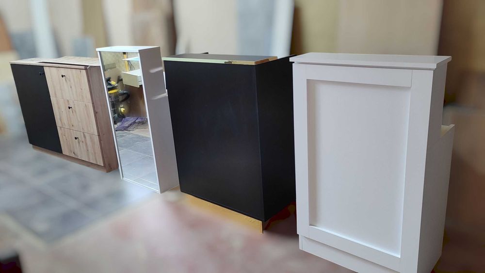 Recepcja fryzjerska kosmetyczna lada biurko konsola