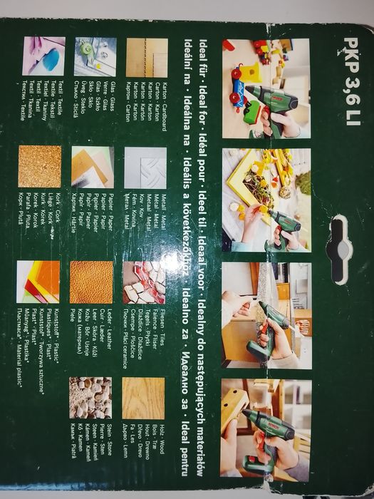 Bosch PKP 3,6 LI pistolet na akumulator do klejenia