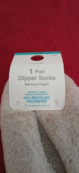Slipper Socks, com etiqueta