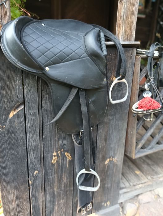 Siodło skórzane na kucyka
