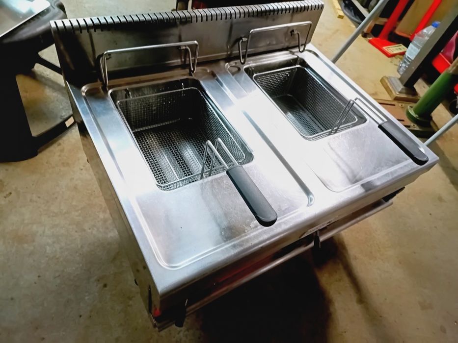 Fritadeira a gás dupla 10 litros