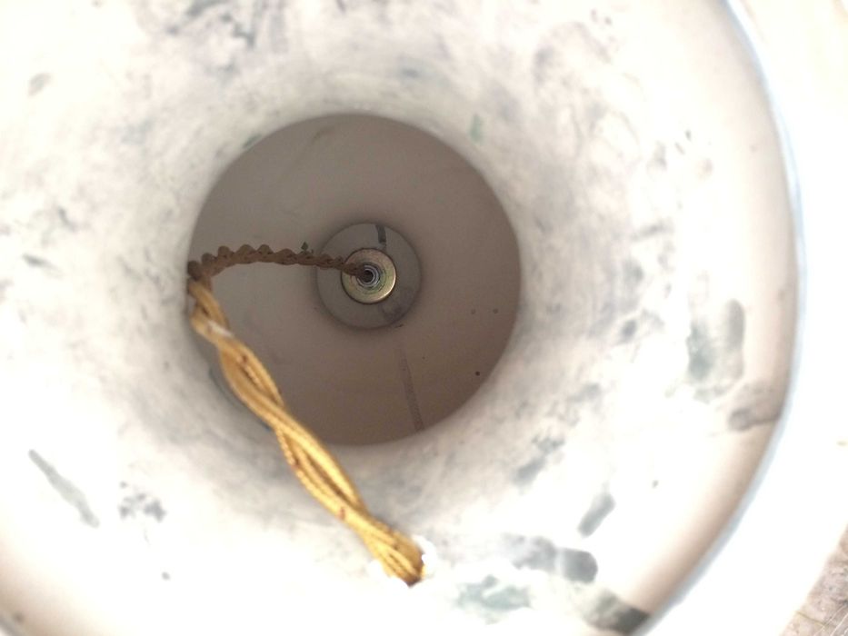 Candeeiro ânfora em faiança