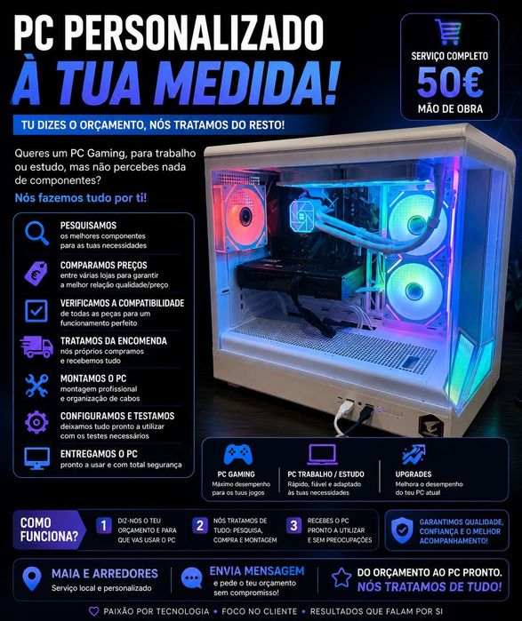 Pc personalizado à tua medida!