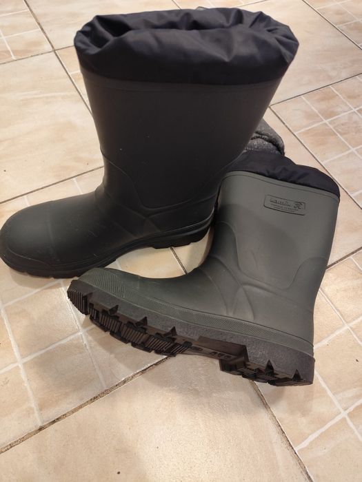 Чоботи гумові Kamik Icebreaker Канада- Black, khaki brown - До -40°C