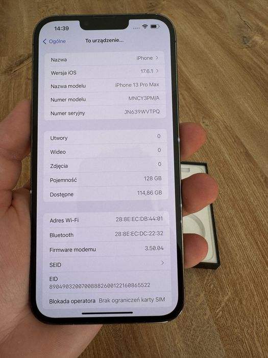 Iphone 13 pro max 128GB Gwarancja nr.11