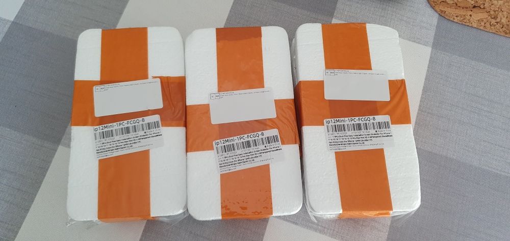 3x bezpyłowa szybka hartowana szkło iPhone 12mini