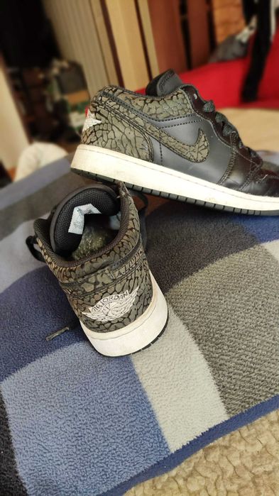 Air jordan 1 low black elephant roz 36 unisex