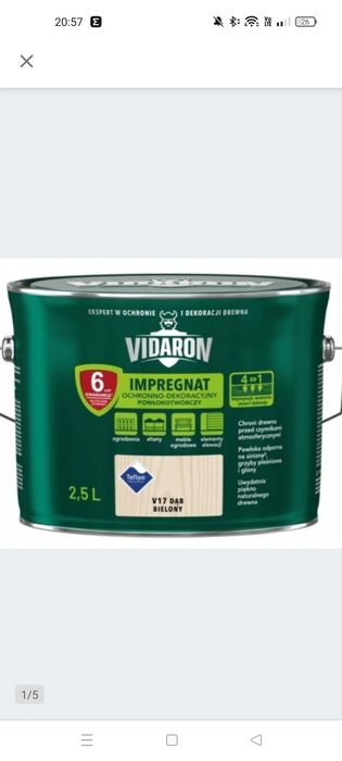 Vidaron impregnat dąb bielony