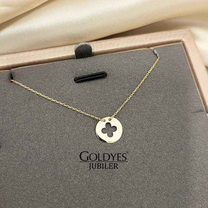 Złoty łańcuszek naszyjnik celebrytka pr 585 14k