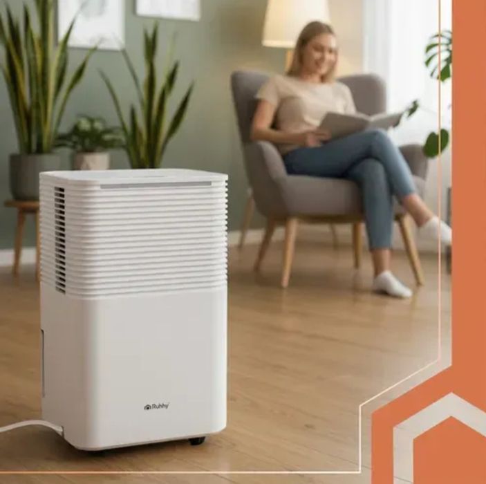 Потужний осушувач повітря Ruhhy 26498 12 л/24год гігростат таймер WiFi