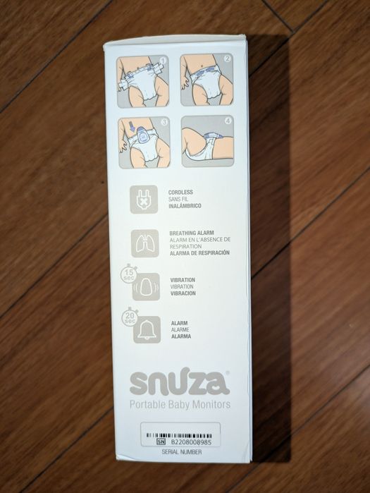 Snuza hero - monitor sono para respiração bebé que rola - pediatria