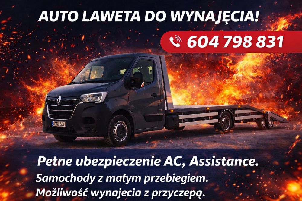 Wypożyczalnia do wynajecia auto laweta