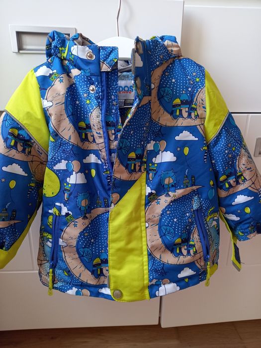 Ocieplana chłopięca kurtka r.86