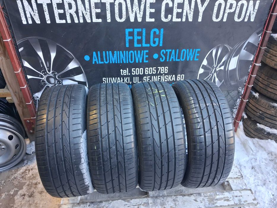 4x używane opony letnie 225/50 R17 Hankook Runflat Gwarancja Montaż