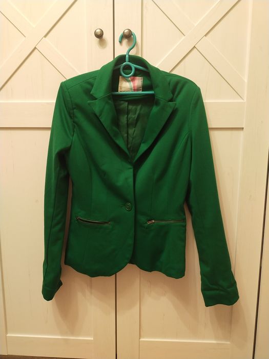 Żakiet damski zielony