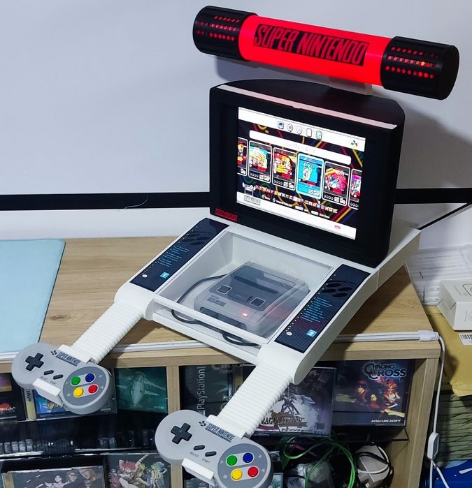 Quiosque Snes Mini Custom e modelo NES