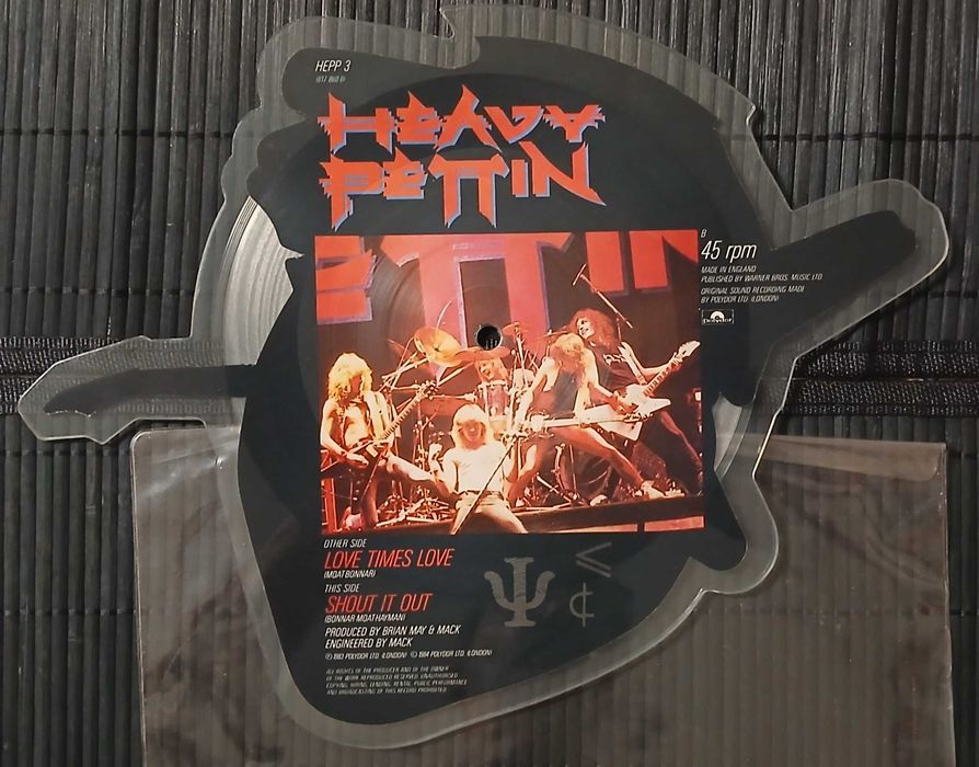 Heavy Pettin - Love Times Love (Vinil 7" Picture Disc)