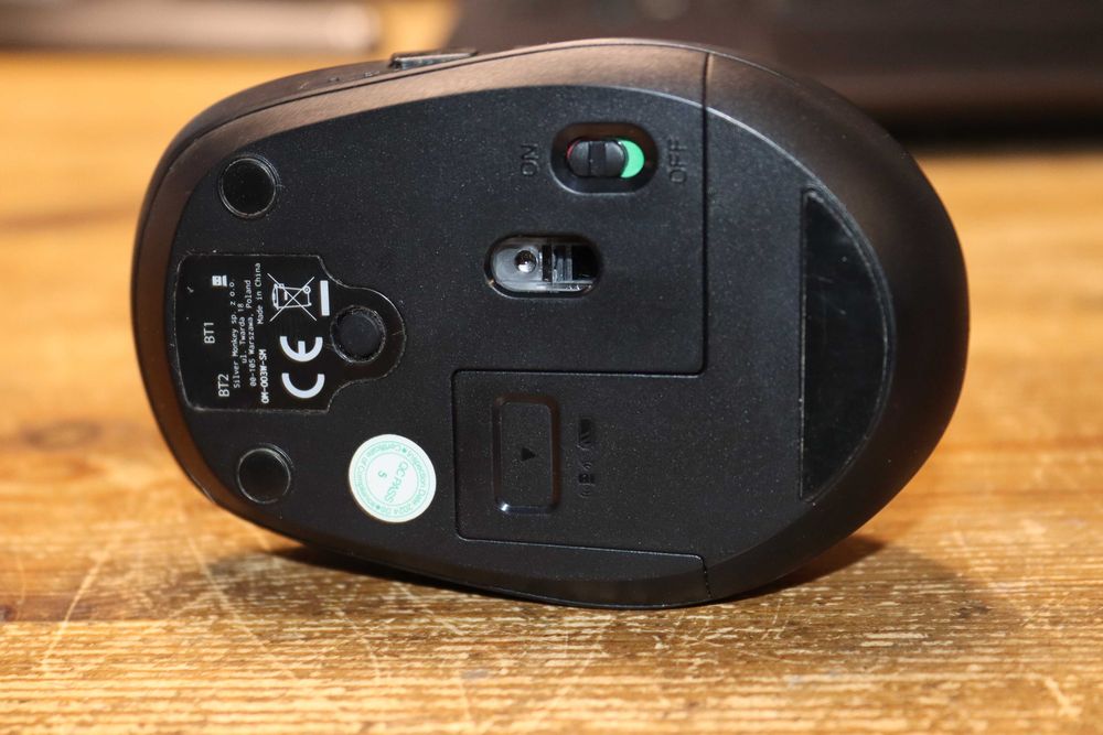 Silver Monkey M90 Wireless Comfort Mouse Black Silent (5944)