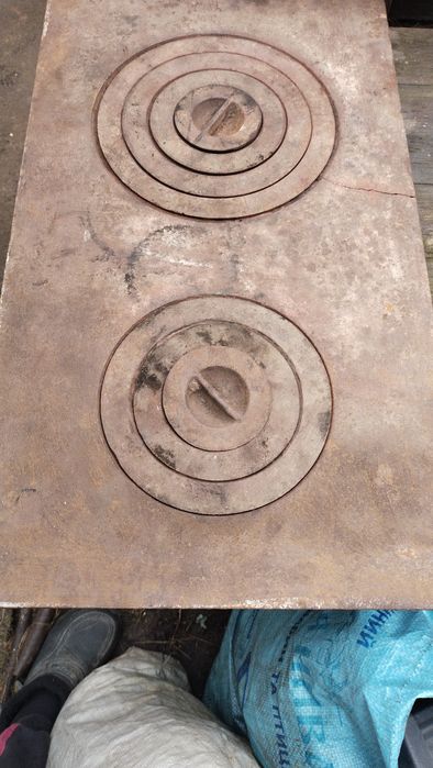 Груби печі плити глухі та з кільцями дверця колісники