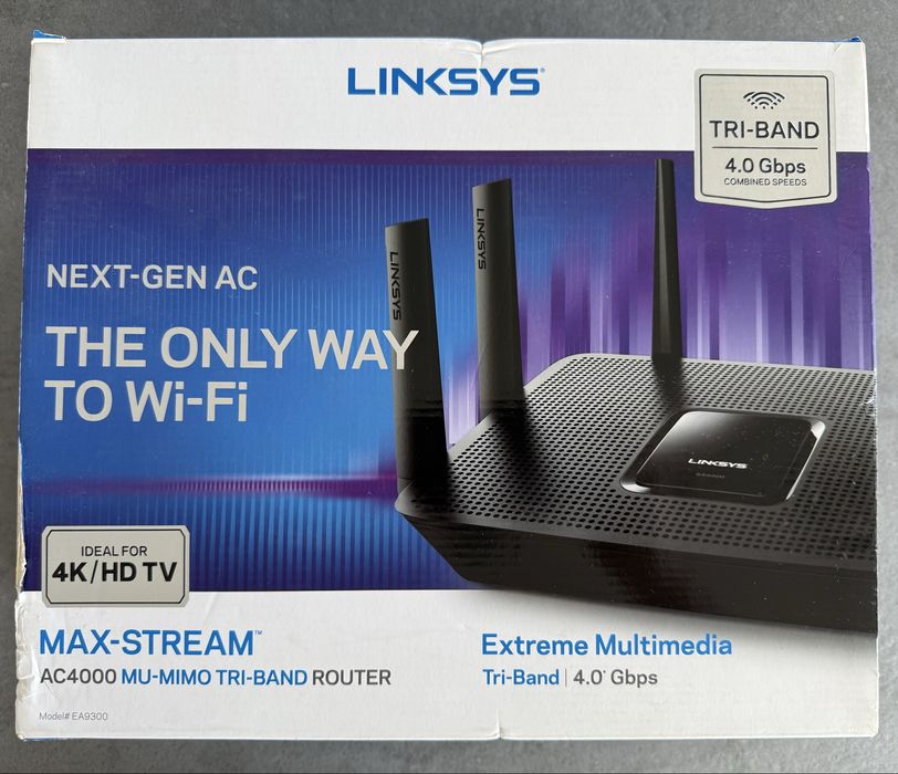 Роутер Linksys EA9300 Max-Stream AC4000 MU-MIMO