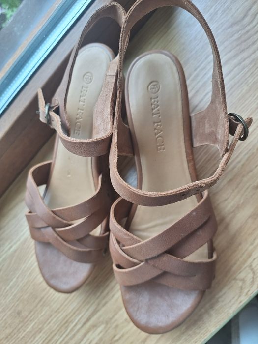 Босоножки женские кожаные 38р