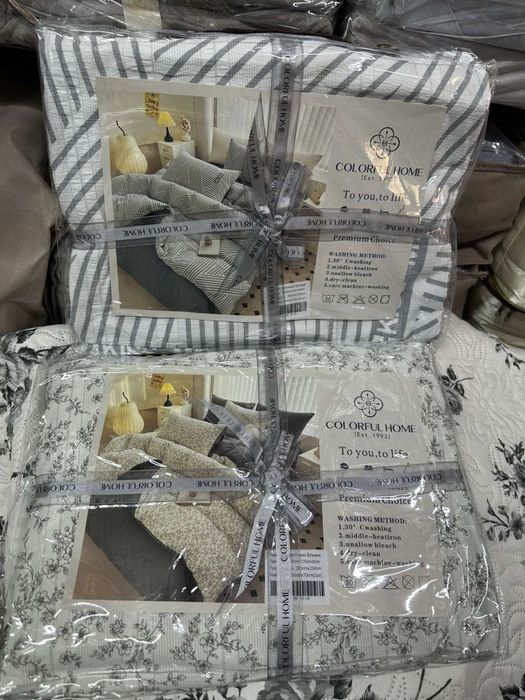 Різнокольорові муслінові комплекти постільної білизни Жатка-Муслін!