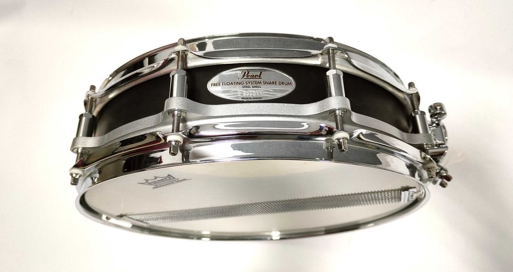 Pearl 14"x3,5" Free Floating Steel shell black - werbel