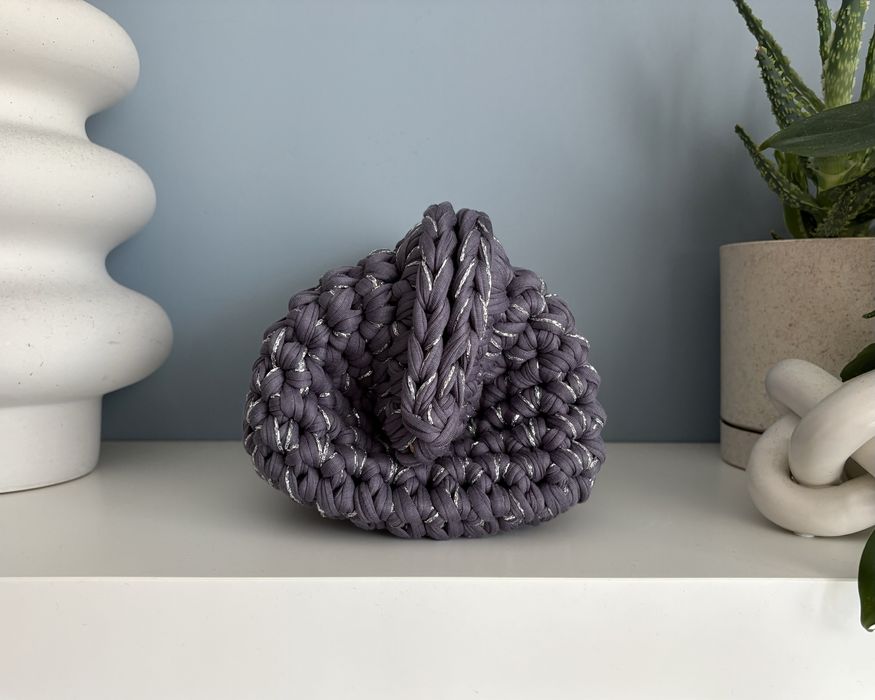 Szydelkowa torebka do ręki