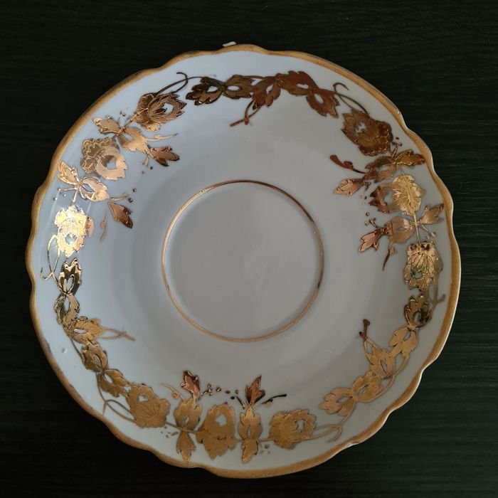 Чайный сервиз «Золотая нива» СССР — неполный, 12 предметов