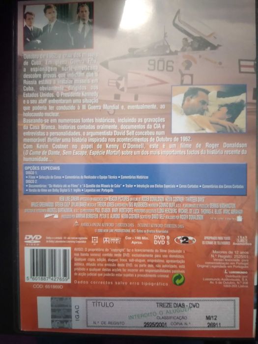 Treze dias edição especial com 2 DVD