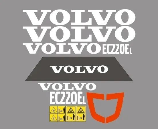 Naklejki oklejenie VOLVO EC220EL Zamiennik