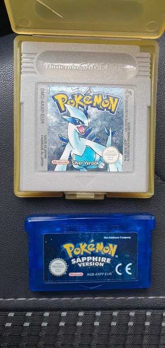 Pokemon Silver GameBoy & Pokemon Sapphire GameBoy Advance