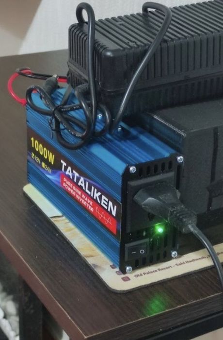 Комплект зарядна станція, (аккумулятор, зарядка, інвертор)