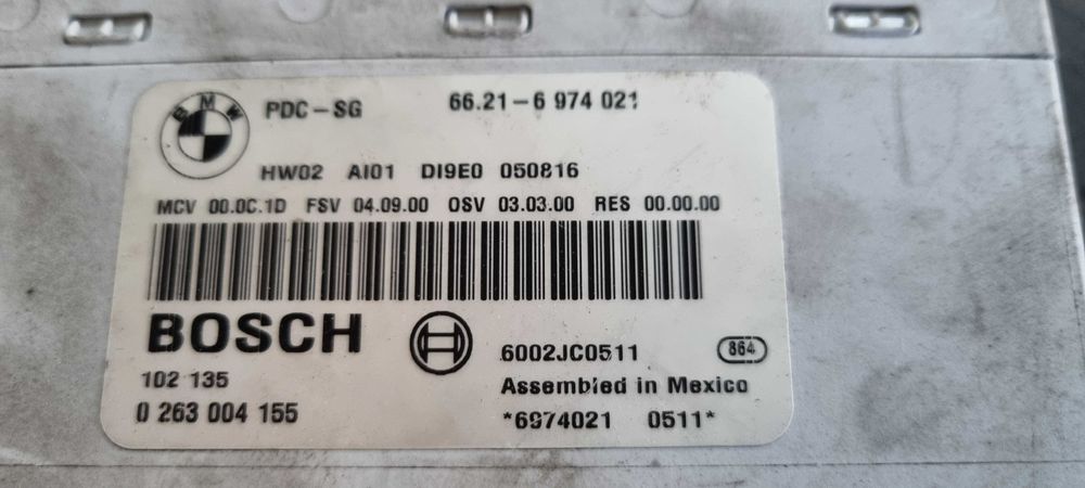 Modulo PDC sensores estacionamento BMW 66.21 - 6 974.021