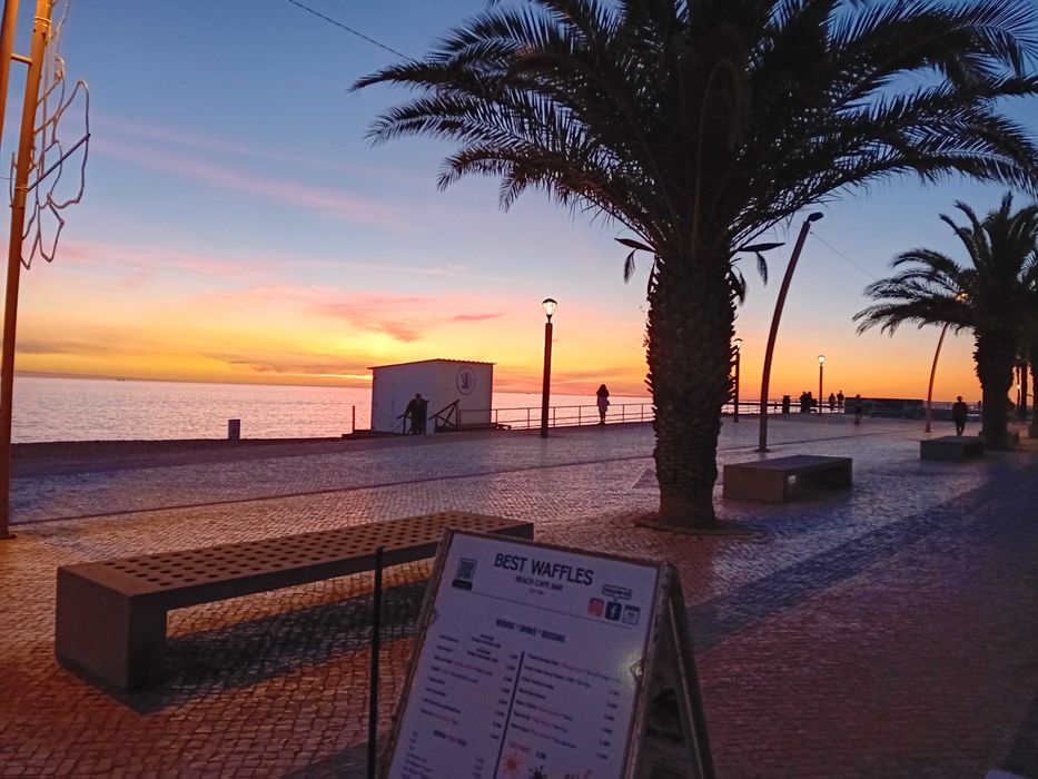 Snack bar na Praia de Quarteira