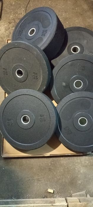 Bumper obciążenie olimpijskie 100 kg zestaw