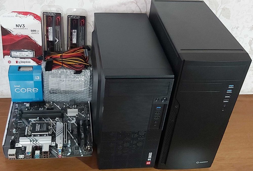 НОВИЙ! Системний блок(IntelCore i3-12100,Asus B760M-A,16Gb,500Gb NVMe)