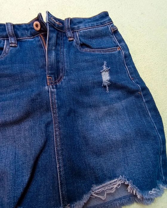 Jeansowa spódnica mini