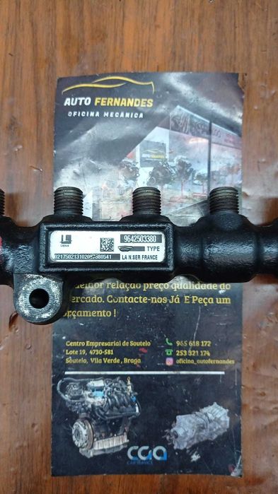 Rampa / Régua de injeção Ford 1.4tdci, PSA 1.4hdi
