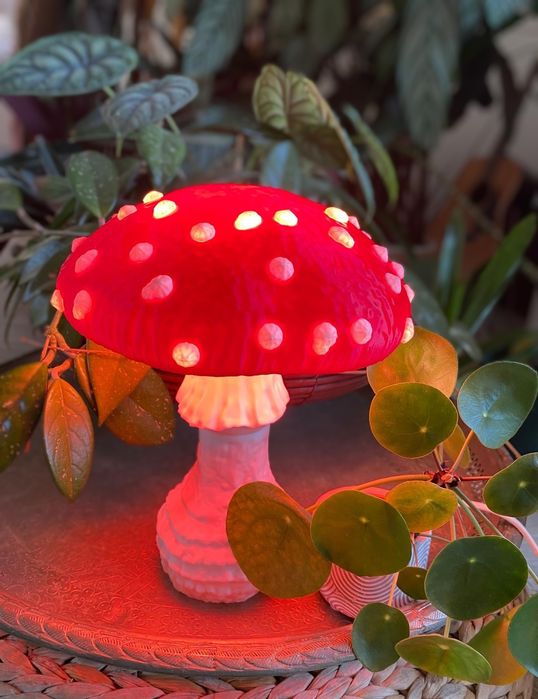 Candeeiro Cogumelo 3D