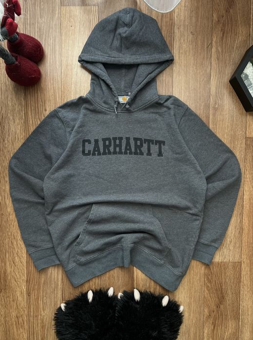 Худи Carhartt Оригінал Кофта з Капюшоном Чоловіча Кархарт Кофтина Сіра