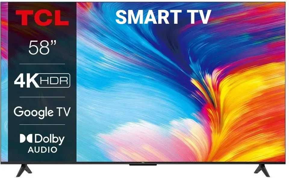 Telewizor LED TCL 58P635 UHD 4K Smart TV Google TV