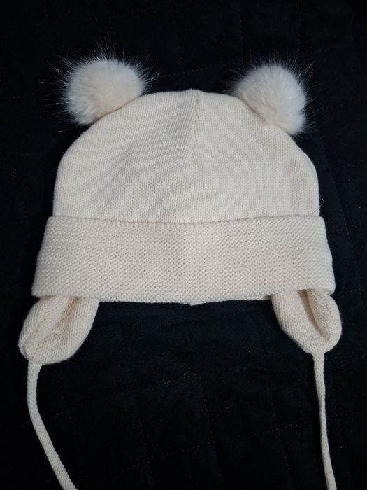 Czapka zimowa hm 62/68 dla dziewczynki