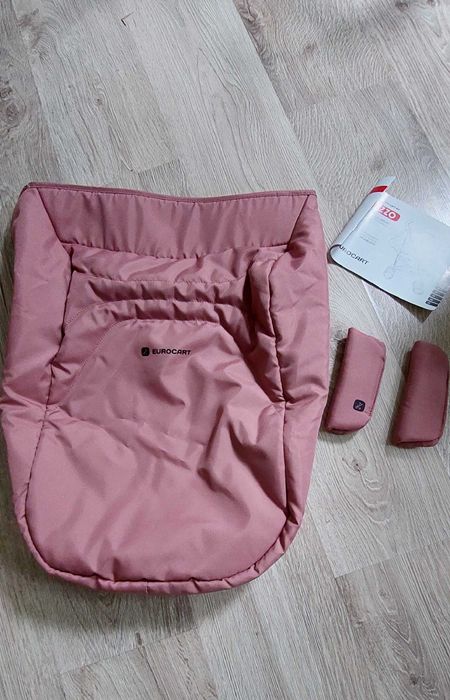 Wózek spacerowy Ezzo Eurocart parasolka różowy dla dziewczynki lekki